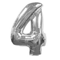 Balao Metalizados Pratica 40cm Prata N4 Balao Metalizados Pratica 40cm Prata N4