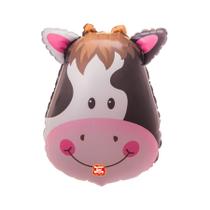 Balão Microfoil Vaquinha 3D - 1 unidade - 64cm (25'') - Balões São Roque - Rizzo Balão Microfoil Vaquinha 3D - 1 unidade - 64cm (25'') - Balões São Roque - Rizzo