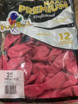 Balão N12 liso Pink Maxxi Premium 25unid Balão N12 liso Pink Maxxi Premium 25unid