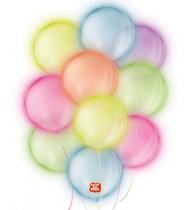 Balão Neon Bexiga Aniversário Festa Cores nº5 c/25un