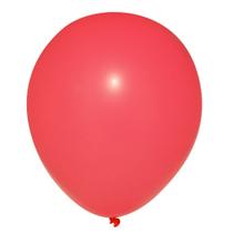 Balão Neon Vermelho de Látex - 9 Polegadas - 25 Unidades