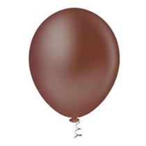 Balão Nº 9 Liso Marron 50 UNID.