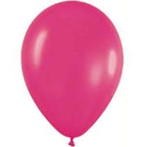 Balão Nº 9 Liso Rosa Pink c/50 unid. - Art-Latex