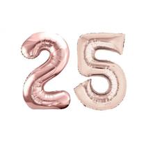 Balão Numerico Metalizado Numero 25 81cm