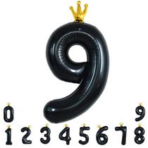 Balão Numérico TONIFUL 40 cm Purple Foil Mylar Digital 9