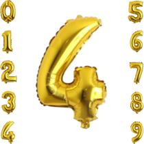 Balão Número Metalizado 1 Metro Dourado, Balão Metalizado Número Gigante Prata, Dourado Letra K 1 Metro Prata, Dourado