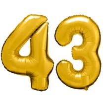 Balão Numero Metalizado 1M Gigante Bexiga festa Aniversario