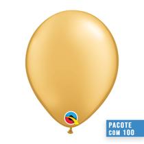 Balão Ouro 5 Pol Pc 100un Qualatex 43560