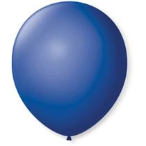 Balão p/Decoração Redondo N.09 Azul Cobalto 50un - São Roque