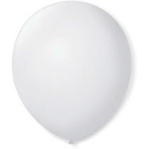 Balão p/Decoração Redondo N.09 Branco Polar 50un - Sao Roque