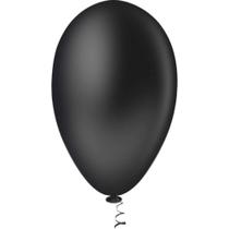 Balão para Decoração N.070 Preto 50un - Riberball Balão para Decoração N.070 Preto 50un - Riberball