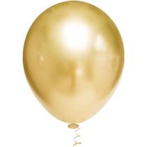 Balao para Decoracao Redondo N.090 Platino Ouro - Riberball