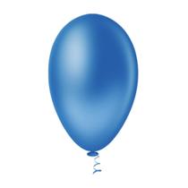 Balão Pera Liso Azul Escuro Linha Festa N7.0 Pic Pic c/50 unid. - Riberball