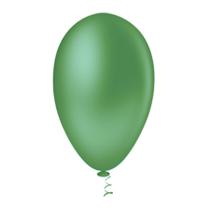 Balão Pera Liso Verde Bandeira Linha Festa N7.0 Pic Pic c/50 unid. - Riberball