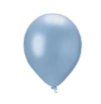 BALÃO PEROLA REDONDO - PIC PIC N16 AZUL CANDY Pacote com 12 unidades