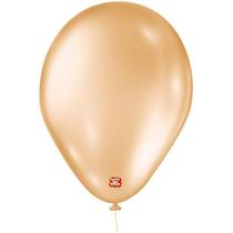 Balão Perolado N070 T Pastel Pessego PCT com 25