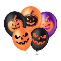 Balão Pic Pic Halloween Abobora Sortida N 10 C/25 und Balão Pic Pic Halloween Abobora Sortida N 10 C/25 und