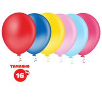 Balão picpic 16 polegadas redondo liso 12 unidades - PIC PIC