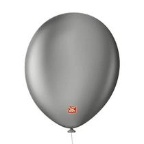 Balão Premium Uniq - 40 cm - Cinza Granito - 10 unidades