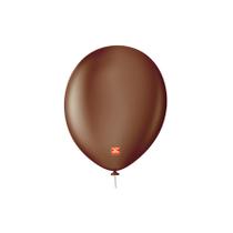 Balão Profissional Premium Uniq 11''27cm - Marrom Terra - 25 unidades - Balões São Roque - Rizzo