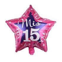 Balão Qualatex 09" - Estrela Solto - Mis 15-Estrela Rosa Quente - 1 Un