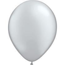 Balão Qualatex 11" Prata Metálico 100 unidades Balão Qualatex 11" Prata Metálico 100 unidades