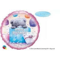 Balão Qualatex 18" - Redondo - Tatty Teddy-Birthday Presente - 1 Un