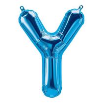 Balão Qualatex 34" - Letra - Y Azul - 1 Un