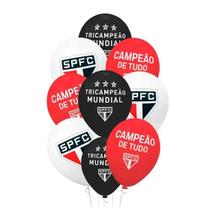 Balão Redondo 8 Polegadas Festa São Paulo Futebol 20 Uni Piffer Festas - Inspire sua Festa Loja Balão Redondo 8 Polegadas Festa São Paulo Futebol 20 Uni Piffer Festas - Inspire sua Festa Loja