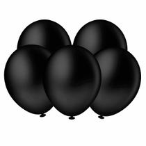 Balão Redondo 8 Polegadas Liso Preto 20 unid. Balão Redondo 8 Polegadas Liso Preto 20 unid.