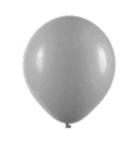 BALÃO REDONDO ART-LATEX Nº 05 - CINZA - Pacote com 50 unidades