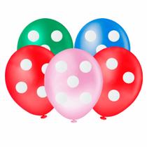 Balão Redondo Bolinha Sortido 8" 20 Unid. Balão Redondo Bolinha Sortido 8" 20 Unid.