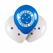 Balão Redondo Cruzeiro 8" 20 Unid.