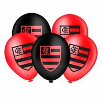 Balão Redondo Flamengo 8" Mod. 2 - 20 Unid.