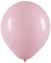 BALÃO REDONDO LISO - ART-LATEX Nº 07 - ROSA CLARO - Pacote com 50 unidades