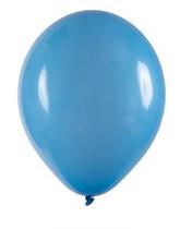 BALÃO REDONDO LISO- ART-LATEX Nº 09- AZUL CELESTE - Pacote com 50 unidades