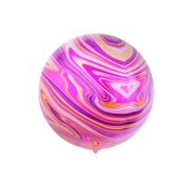 Balão Redondo Marmorizado Roxo - 1 unidade - 62cm (24'') - Balões São Roque - Rizzo
