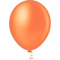 Balão Redondo N050 Laranja Pacote com 50