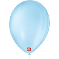 Balão Redondo N09 Azul BABY Pacote com 50 Balão Redondo N09 Azul BABY Pacote com 50