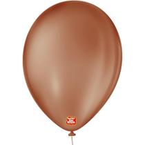 Balão Redondo N09 Café Brasil - Pacote com 50 Unidades Balão Redondo N09 Café Brasil - Pacote com 50 Unidades