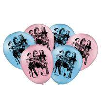 Balão Redondo Personagens Guerreiras do K-Pop 9" Unid. Balão Redondo Personagens Guerreiras do K-Pop 9" Unid.