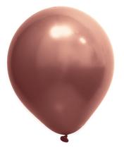 Balão Redondo Profissional Cromado 5" 12cm Bronze - Art-Látex