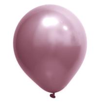 Balão Redondo Profissional Cromado 9 23cm - Rosa - Art-látex - Art-Latex