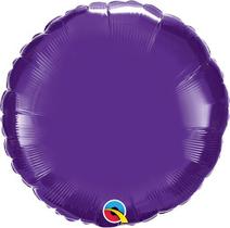 Balão Redondo Roxo Quartzo 9 Pol Qualatex 24128