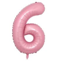 Balão RUIANSI Número 16" Rosa de Papel Alumínio para Decoração de Festa Balão RUIANSI Número 16" Rosa de Papel Alumínio para Decoração de Festa