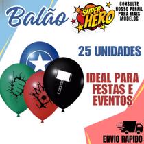 Balao Sao Roque N9 Tema Herois Sortido Decoraçao Evento