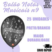 Balao Sao Roque N9 Tema Notas Musicais Festas Decoraçao