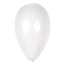 Balão São Roque Número 7 Branco Polar - 50 Unidades - Aluá festas