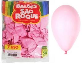Balão são Roque rosa