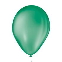 Balão São Roque Verde Folha Liso 7 Polegadas - 50 unidades